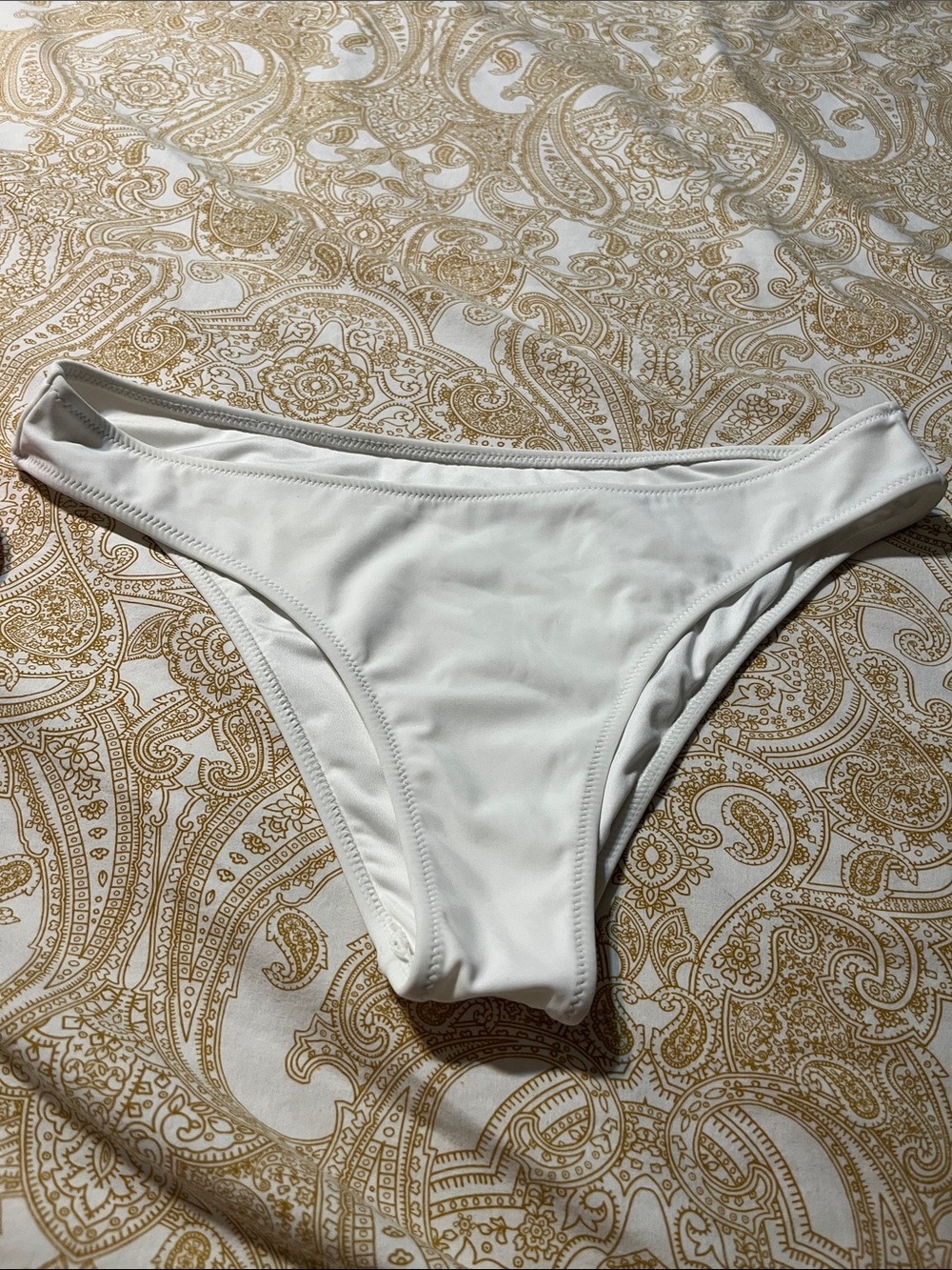 Shade & Shore White Bikini Bottom - Classic Cut